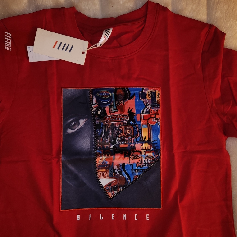 Fifth loop mens Silence graphic tee